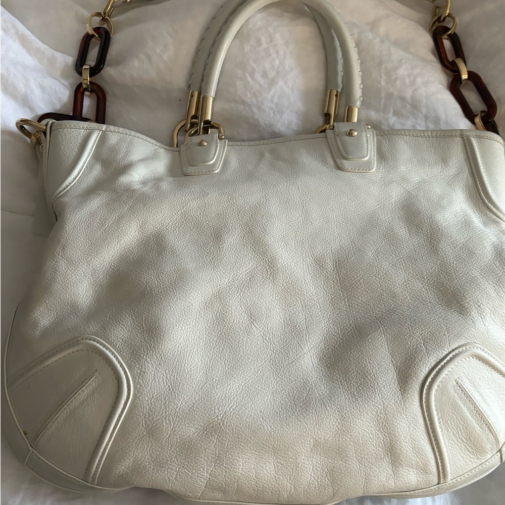 💖💖BALLY White large hobo bag Vintage